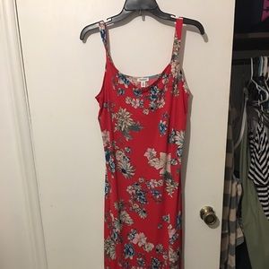 Multi colored maxi dress